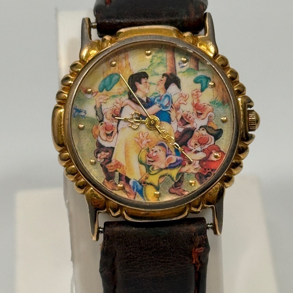 Working! 1994 Disney Snow White Someday My Prince Will Come LTD Watch Boxed - Picture 3 of 12